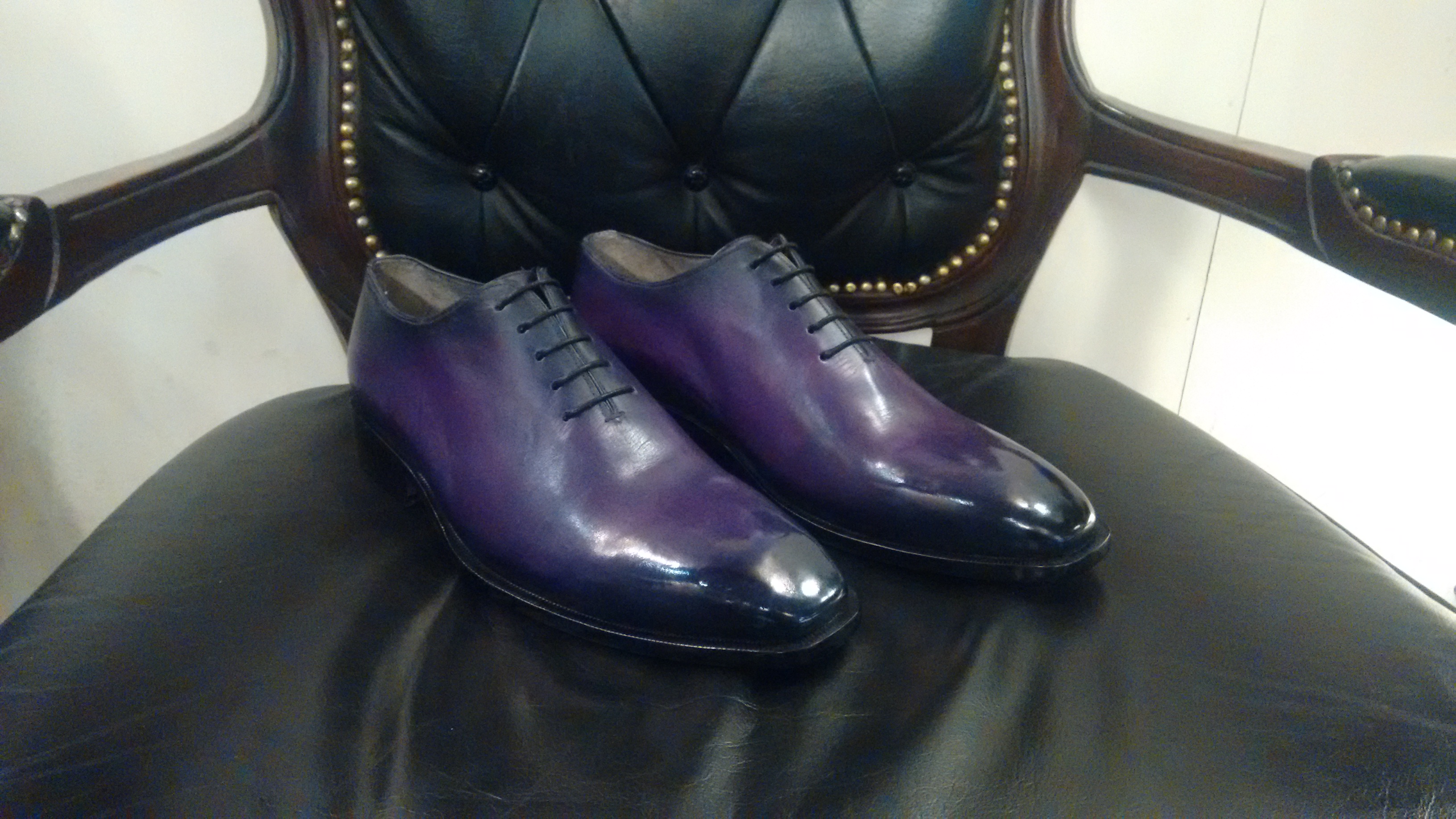 purple dress shoe laces